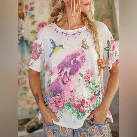 Magnolia Pearl Forest Fellows Boyfriend Tee - Picture 7 of 10